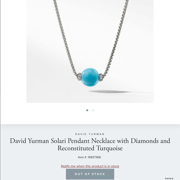 David Yurman Solari Necklace w/ Diamonds  Sold out Everywhere - Picture 8 of 10